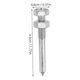 thumbnail image 3 of 26pcs Shoes Spikes For Ice Aerator Shoes Spikes For Women Lawn Aerator Shoes Spikes Silver Lawn Sho, 3 of 5