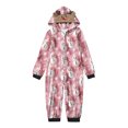 thumbnail image 3 of Penkiiy Family Christmas Onesies Matching Sets Pajamas Holiday Cute Print Pjs Hoodie Fleece Sleepwear for Couple and Kids 2 Years Multicolor, 3 of 4