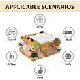 thumbnail image 5 of Ramen Throw Blanket - 30"x40" Inches Cartoon Blanket Gift for Girls, Kids - Pink Lightweight Soft Blankets for Sofa, Lap & Office, 5 of 5