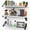 White, variant on Floating Shelves, Set of 3 Wall Shelves (Multiple Sizes & Colors) by Icona Bay