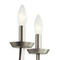 thumbnail image 2 of 52385NI-Kichler Lighting-Kennewick - 5 Light Chandelier - with Traditional inspirations - 17 inches tall by 18 inches wide-Brushed Nickel Finish, 2 of 2