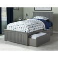 thumbnail image 5 of AFI Nantucket Twin-XL Wood Platform Bed with Matching Footboard & Storage Drawers, Grey, 5 of 7