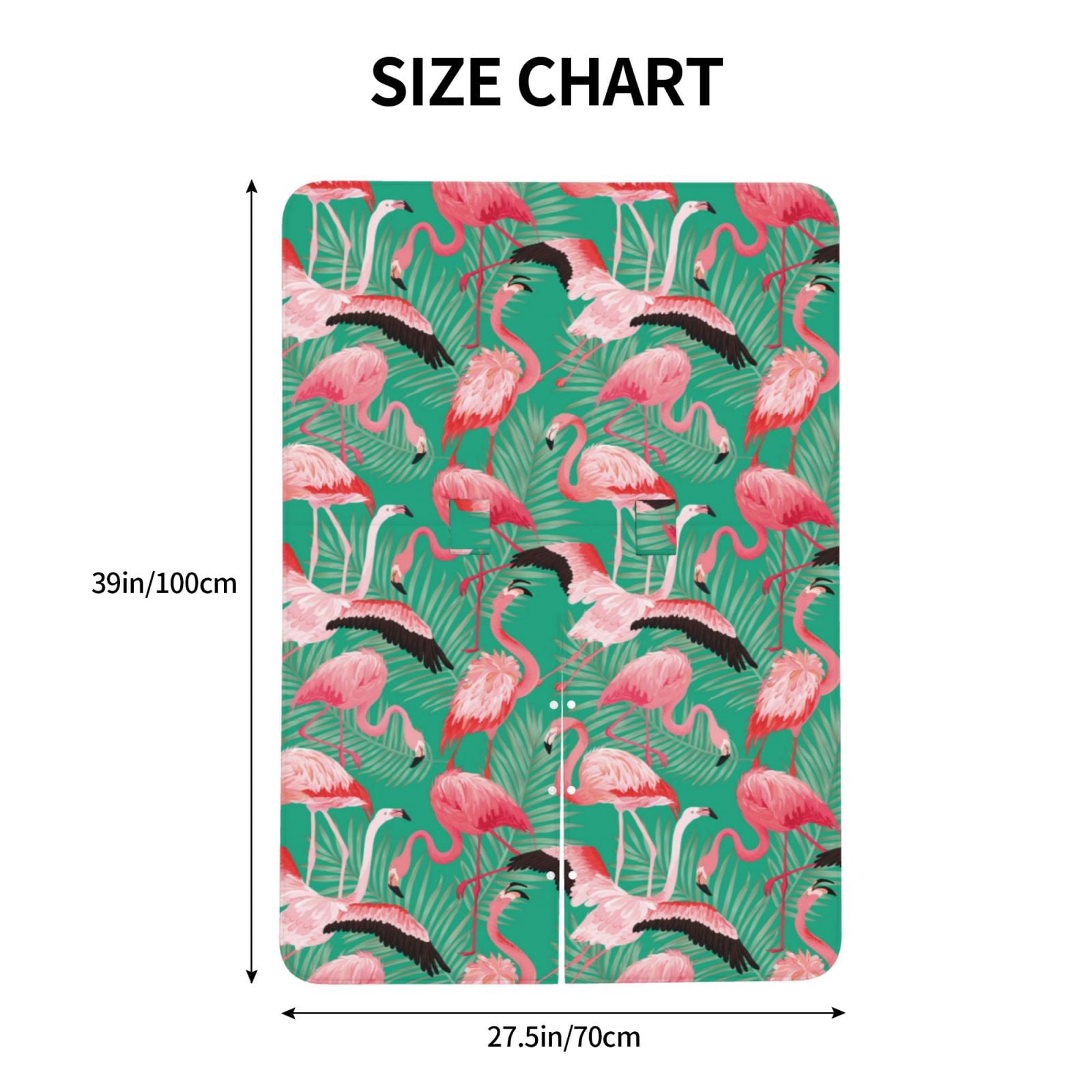 Naloa Tropical Flamingo Baby Car Seat Cover, Breathable Baby Carrier Cover, Multiuse Baby Carrier Cover & Nursing Breastfeeding Cover