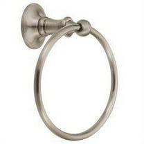 Moen Danbury Towel Ring, Brushed Nickel, 6" x 3" x 7.2"