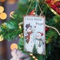 thumbnail image 2 of Christmas PlaqueChristmas Snowman Pattern Hanging Decoration Plaque Board Hanging Plaque Maximized Efficiency, 2 of 5