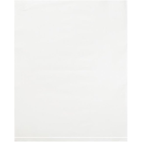 8 x 10 in. 2 Mil White Flat Poly Bags - Pack of 1000