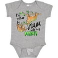 thumbnail image 3 of Inktastic Id Rather Be Hanging with My Mimi Cute Sloths Boys or Girls Baby Bodysuit, 3 of 5
