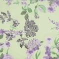 thumbnail image 2 of Zelouf Mackenzie Floral Print With Sequins On Mesh  , Sewing, DIY, Crafts Fabric by the Yard, Lilac Cream, 10 Yard, 2 of 2