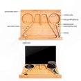 thumbnail image 5 of Bamboo Storage Box with Removable Tray and Divider - Lockable Wooden Organizer for Home and Office Use, 5 of 5