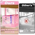 thumbnail image 2 of Under Desk Cable Management Tray, 15.7'' No Drill Steel Desk Cable Organizers, Wire Management Tray Cable Management Rack (1 Pack-Pink), 2 of 7