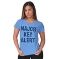 thumbnail image 3 of Major Key Alert Rap Entrepreneur Women's T Shirt Ladies Tee Brisco Brands M, 3 of 6