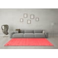 thumbnail image 3 of Ahgly Company Indoor Square Abstract Red Contemporary Area Rugs, 7' Square, 3 of 4