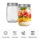 thumbnail image 4 of Frascos de vidrio Haneye de 12 oz (360 ml) transparentes con boca normal, 4 of 7