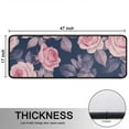 thumbnail image 5 of Kitchen Rugs Sets Of 2,Pioneer Flower Floral Print Pattern Anti Fatigue Kitchen Mat Rugs Non Slip Washable,Decorative Kitchen Floor Mats for Kitchen,Sink,Laundry,17"x47"+17"x47", 5 of 5
