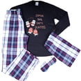 thumbnail image 1 of Pijamas De Franela Para Mujer Cuadros Navideños Varios Colores y Diseños MUYTU Pijama de franela mujer, 1 of 3