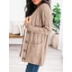 thumbnail image 2 of Jersey tipo cárdigan PRETTYGARDEN para mujer, tejido trenzado, talla XL, 2 of 9