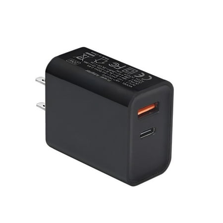

Fast Charging Block Upgraded 20W USB C Wall Charger Block Dual Port PD Power Delivery TYPE-C+QC3.0 Charge Adapter Brick for iPhone 13/12/11 /Pro/Max/Mini/iPad/Samsung Galaxy Watch Series 7