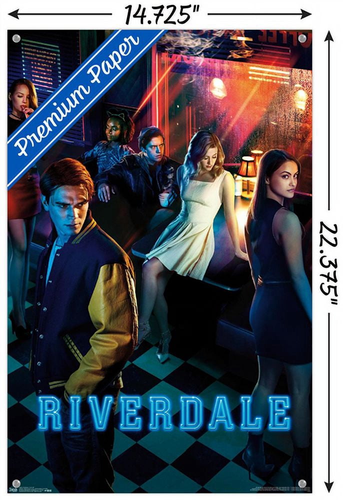 Riverdale - Key Art Wall Poster with Push Pins, 14.725" x 22.375"