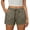 b26-AG, variant on Hight Waisted Split Running Shorts for Women 4" - Comfy Quick Dry Workout Athletic Shorts Gym Track Shorts Size L,Light Gray