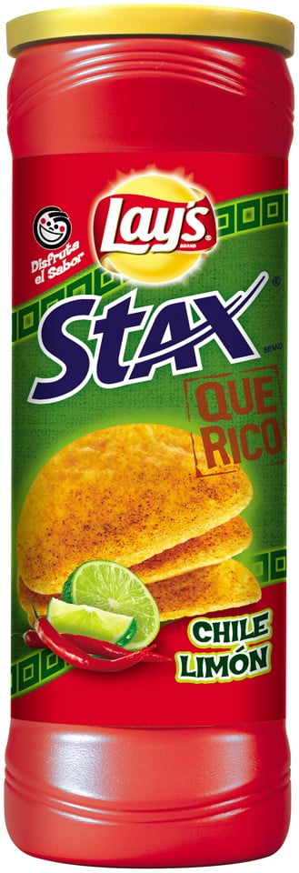 Lay's Stax Que Rico Chile Limon Potato Crisps, 5.5 Oz