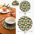 thumbnail image 3 of SKYSONIC Watercolor Colorful Pumpkin Pot Holders Trivets, 2 Pcs Heat Resistant Trivets,Autumn Leaves Cotton Thread Weave Mats for Hot Pads Pans Pot Bowl Teapot for Kitchen Decor, 3 of 7