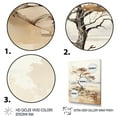 thumbnail image 3 of Designart "Minimalist Landscape in African Beige I" Floral Canvas Wall Art - Global Beige Tree African Entryway Wall Art Print, 3 of 6