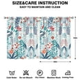 thumbnail image 2 of Refined Floral Curtains 42x54 Inch 2 Panels, Rod Pocket Blackout Drapes for Bedroom and Window Treatments, 2 of 2