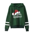 thumbnail image 1 of EGNMCR Chandails en Molleton Sans Capuche pour Femmes, Chandail en Molleton pour Femmes, Chemises à Manches Longues pour Femmes Imprimé de Noël Chandail en Molleton à Capuche Manches Longues Blouse pour Femmes, 1 of 2