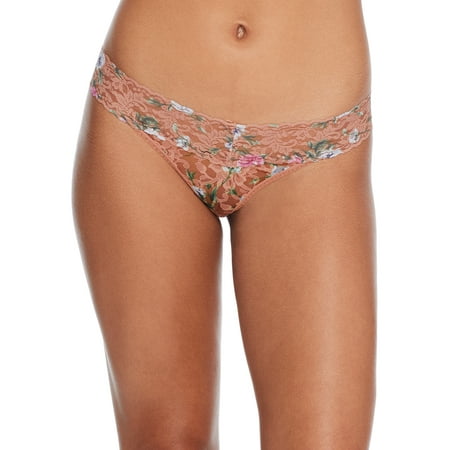 

Hanky Panky Womens Signature Lace Original Rise Printed Thong Style-PR4811