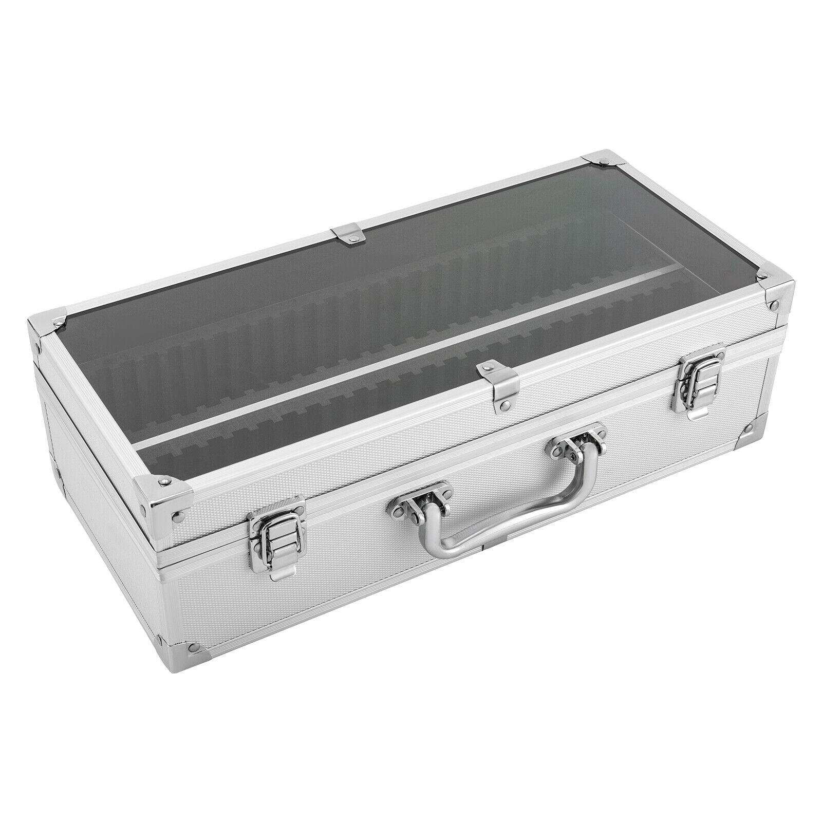 Aluminum Storage & Display Box,Silver Coin Slab Case Holds 50 PCGS NGC ANACS Coin Holders Slabs