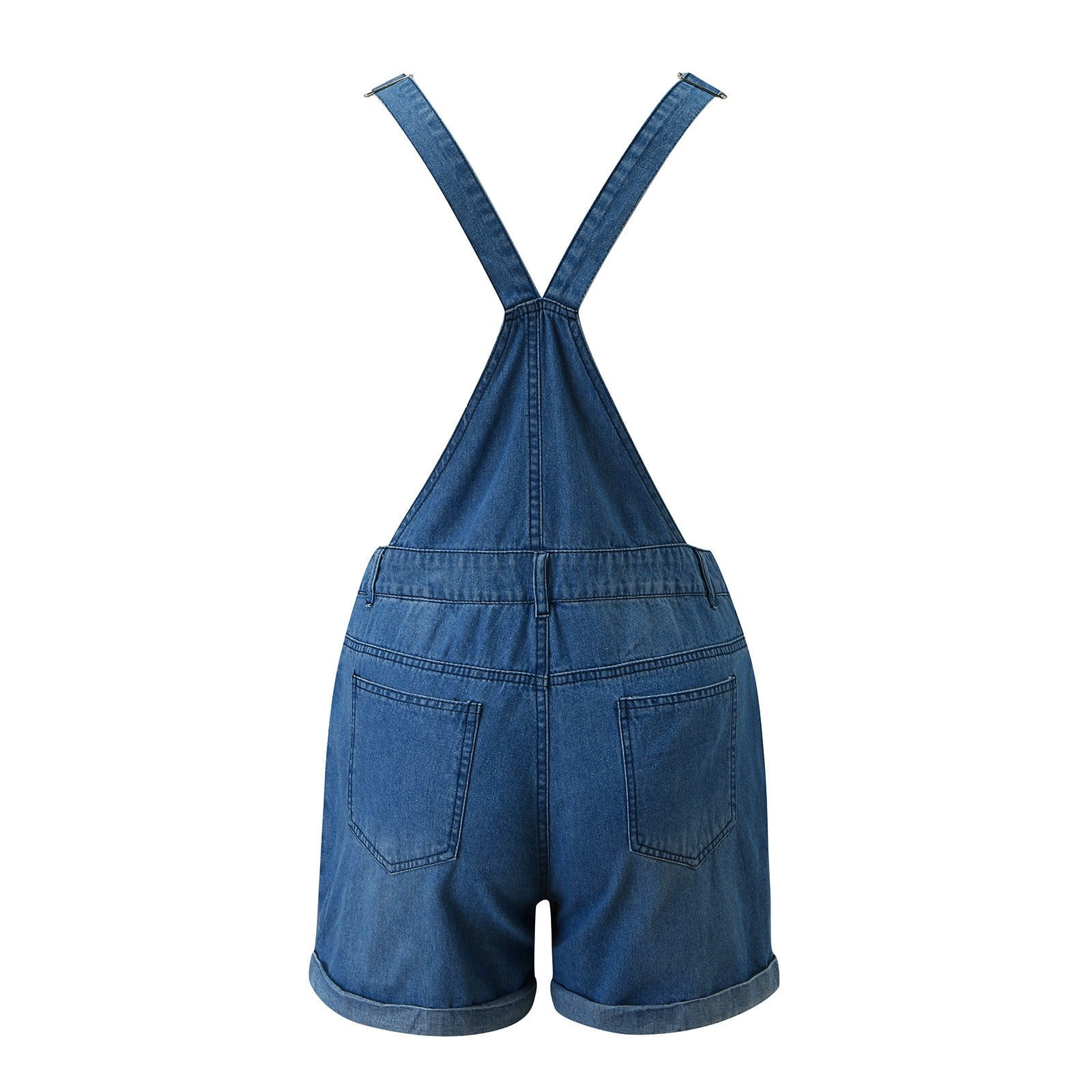 CHUOU Women Denim Overalls Sexy And Fashionable Washed Denim