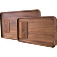 thumbnail image 3 of Marley Natural Large Wooden Rolling Tray w/ Scraper, 3 of 4