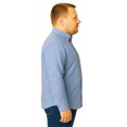 thumbnail image 3 of Big Kong camisa manga larga azul cielo ropa oversize caballero vestir, 3 of 5