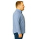 thumbnail image 3 of Big Kong camisa manga larga azul cielo ropa oversize caballero vestir, 3 of 5