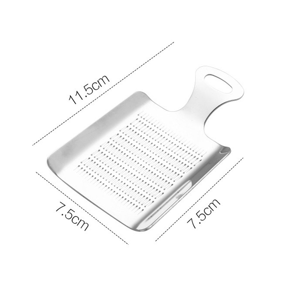 Machinehome Ginger Grater Stainless Steel Garlic Grinder Kitchen Fruit