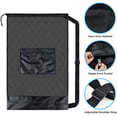 thumbnail image 3 of Extra Large Sports Ball Bag - Mesh Drawstring Bag with Shoulder Strap, 3 of 4