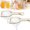 White*2, variant on Ultra Fine Mesh Strainer with Handle - Detachable Nylon Mesh Filter with Non-Slip Handle, Ultra Fine Mesh Strainer for Soy Milk, Juice, Sauce, Flour Sifting, Kitchen Cooking & Baking