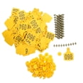thumbnail image 1 of Marking Equipment Anti-rust Plastic+Copper Ear , Ear Labels, For Livestock Yellow, 1 of 8