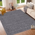 thumbnail image 6 of Living Room Rug 8x10 Washable Rug Large Indoor Non Slip Geometric Rug Modern  Area Rug Accent Floor Cover Stain Resistant Contemporary Throw Floor Carpet for Bedroom Home Decor, 6 of 13