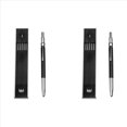 thumbnail image 1 of 2pcs 2.0mm Mechanical Pencil Lead Pencil for Draft Drawing Carpenter Crafting Art Sketching with 24 Pcs Refill - Black,2 x 2.0mm lead pencil (with 2 refill) 24 x 2.0mm refills,Black, 1 of 3