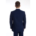 thumbnail image 3 of Mens Suit Two Piece Slim Fit Solid Notch Lapel Tuxedo Set, 3 of 4