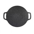 thumbnail image 1 of Offres! Poêle à Rouleau Bâton Poêle à Griller Coréenne pour / Cuisinière Électrique Poêle à Griller Ronde avec Poignées Suspendables Poêle à Griller Portable pour Cuisson Extérieure Maison Pancakes (270), 1 of 8