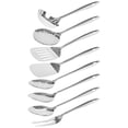 thumbnail image 4 of High Quality Stainless Steel 14" Utensil Set 8 PC Cooking Serving Spatula Spoon, 4 of 7