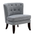thumbnail image 4 of Soft Textured Fabric / Entryway Statement / Modern Accent Chair, 4 of 5