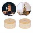 thumbnail image 3 of 4 Soportes Aislantes para Altavoces, de Aleación de Aluminio, con Almohadillas Amortiguadoras para Altavoces, CD y Amplificadores, Color Negro., 3 of 5