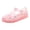Pink, variant on Owordtank Girls Jelly Sandals Closed Toe Non Slip Soft Flat Sandals Summer Casual Beach Shoes for Toddler/Little Kid/Big Kid