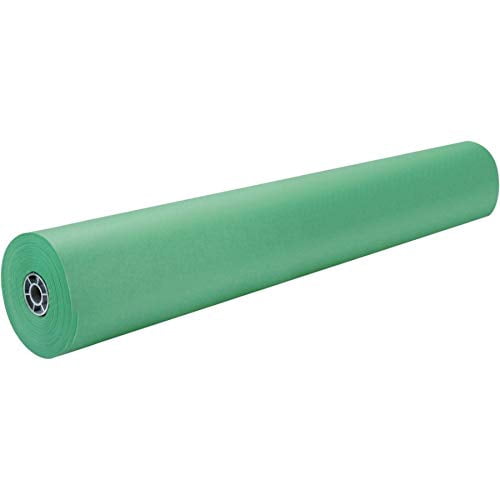 Rainbow Colored Kraft Duo-Finish Paper, Brite Green, 36" x 1000', 1 Roll