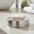 thumbnail image 2 of Brushed Aluminum Soap Dish Cup Dispenser Tray NOUMEA, 2 of 8