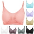 thumbnail image 4 of Vividxx Women Bra Wireless Maternity Seamless Front Buckle Breastfeeding Bra With Pads Plus Size Cozy Mother-to-be Bralette, 4 of 4