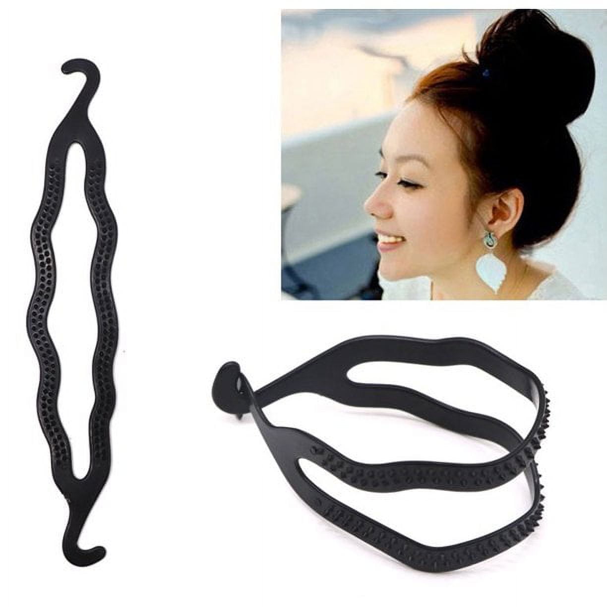 6pcs/set Hairstyle Braiding Tools Pull-through Hair Needle Hair Disk Hair  _m$